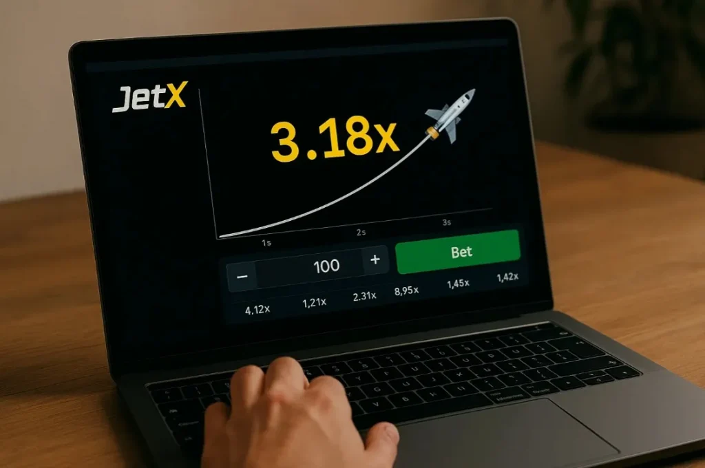 JetX: обзор краш-игры с быстрым выводом