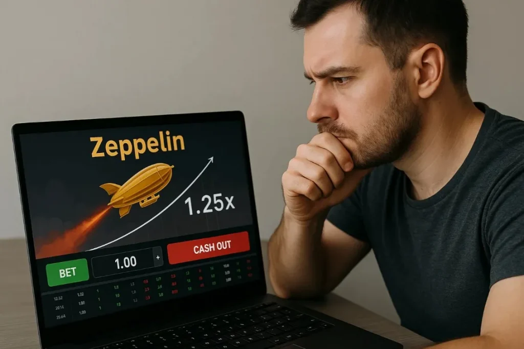 Zeppelin: как работает краш-механика от BetSolutions