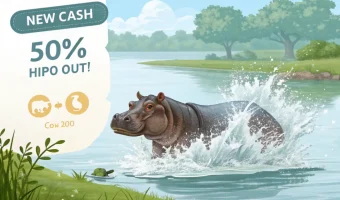 Hippo Splash: новая crash-игра Amusnet 2026 с 50% cash-out