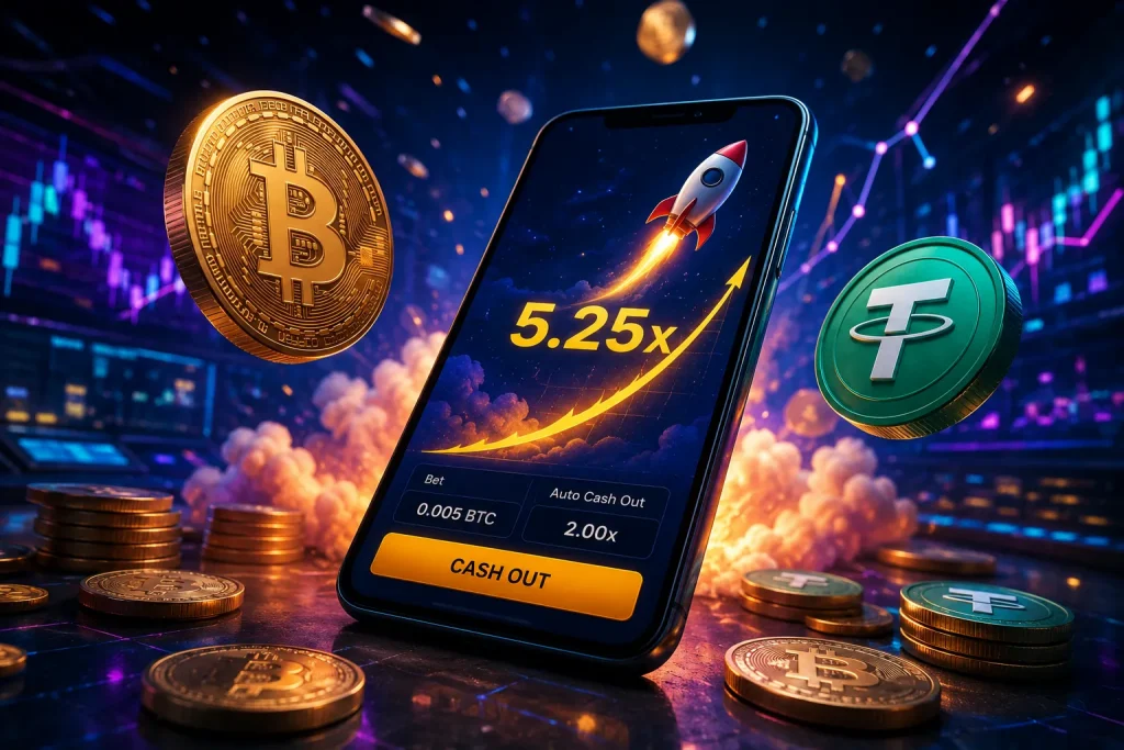 Crypto crash games: как играть в краш-игры с Bitcoin и USDT